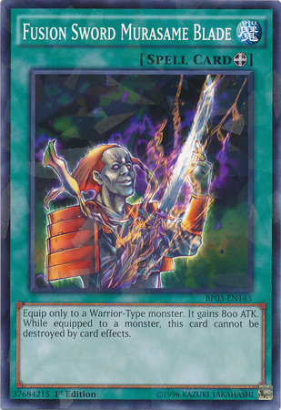 Fusion Sword Murasame Blade [BP03-EN143] Shatterfoil Rare Yu-Gi-Oh!