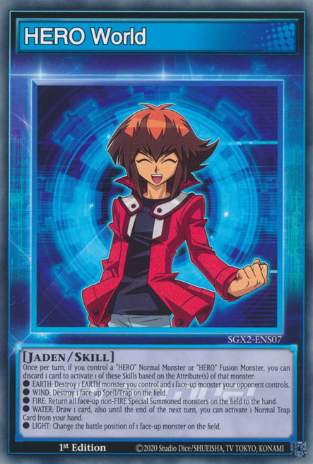 HERO World [SGX2-ENS07] Common Yu-Gi-Oh!