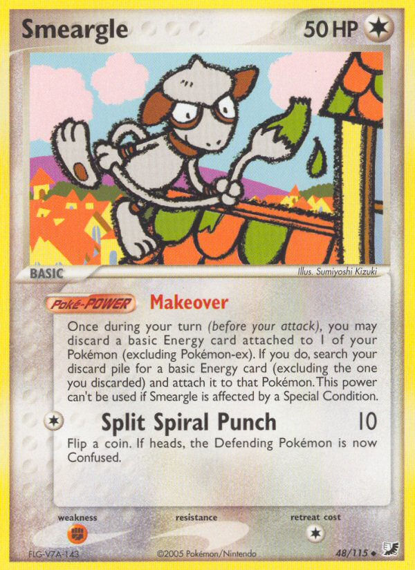 Smeargle (48/115) [EX: Unseen Forces] Pokémon