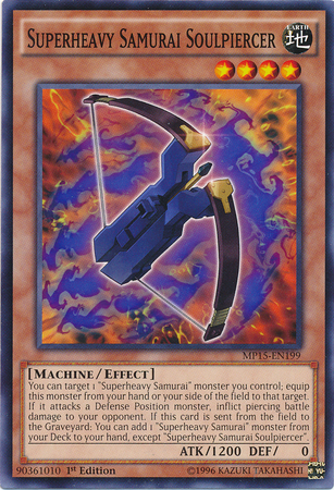 Superheavy Samurai Soulpiercer [MP15-EN199] Common Yu-Gi-Oh!