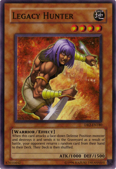 Legacy Hunter [DR2-EN180] Super Rare Yu-Gi-Oh!