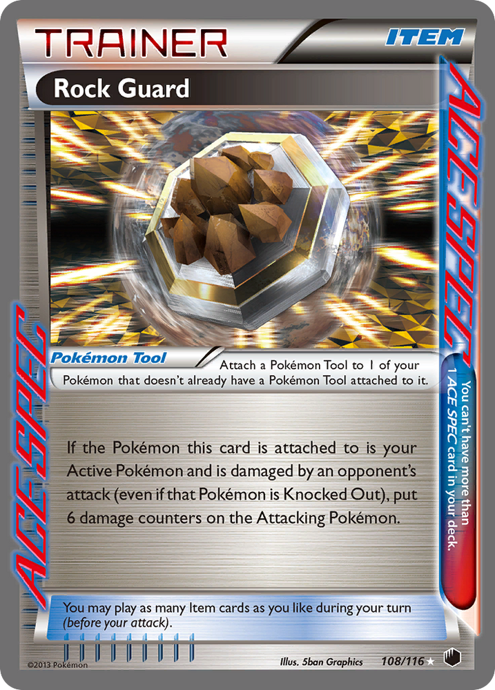 Rock Guard (108/116) [Black & White: Plasma Freeze] Pokémon
