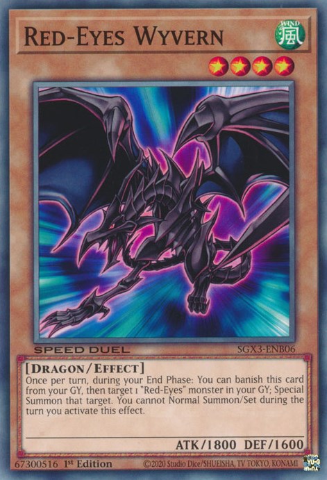 Red-Eyes Wyvern [SGX3-ENB06] Common Yu-Gi-Oh!
