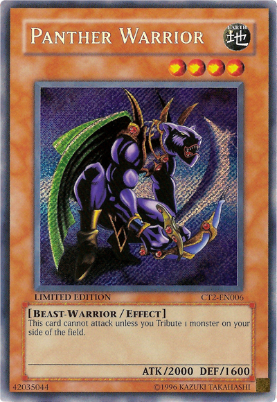 Panther Warrior [CT2-EN006] Secret Rare Yu-Gi-Oh!