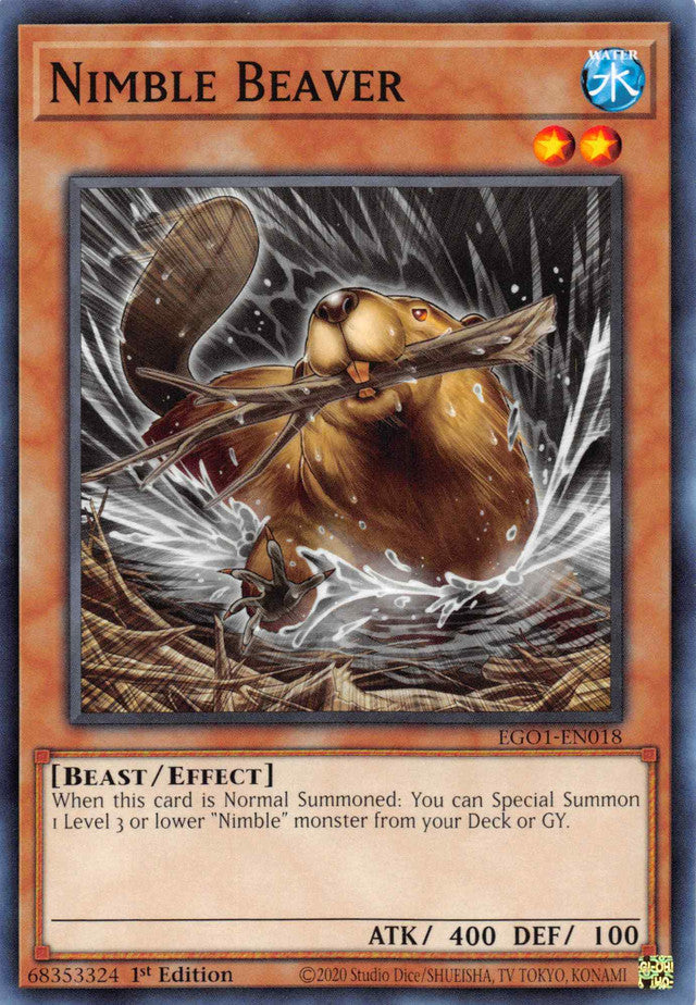 Nimble Beaver [EGO1-EN018] Common Yu-Gi-Oh!