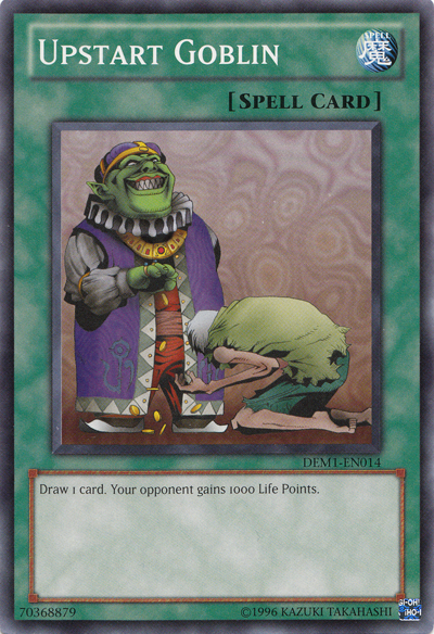 Upstart Goblin [DEM1-EN014] Common Yu-Gi-Oh!