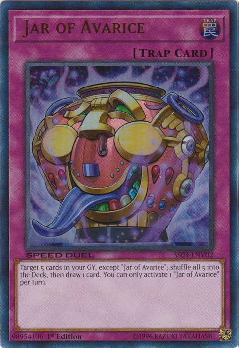 Jar of Avarice [SS03-ENV02] Ultra Rare Yu-Gi-Oh!