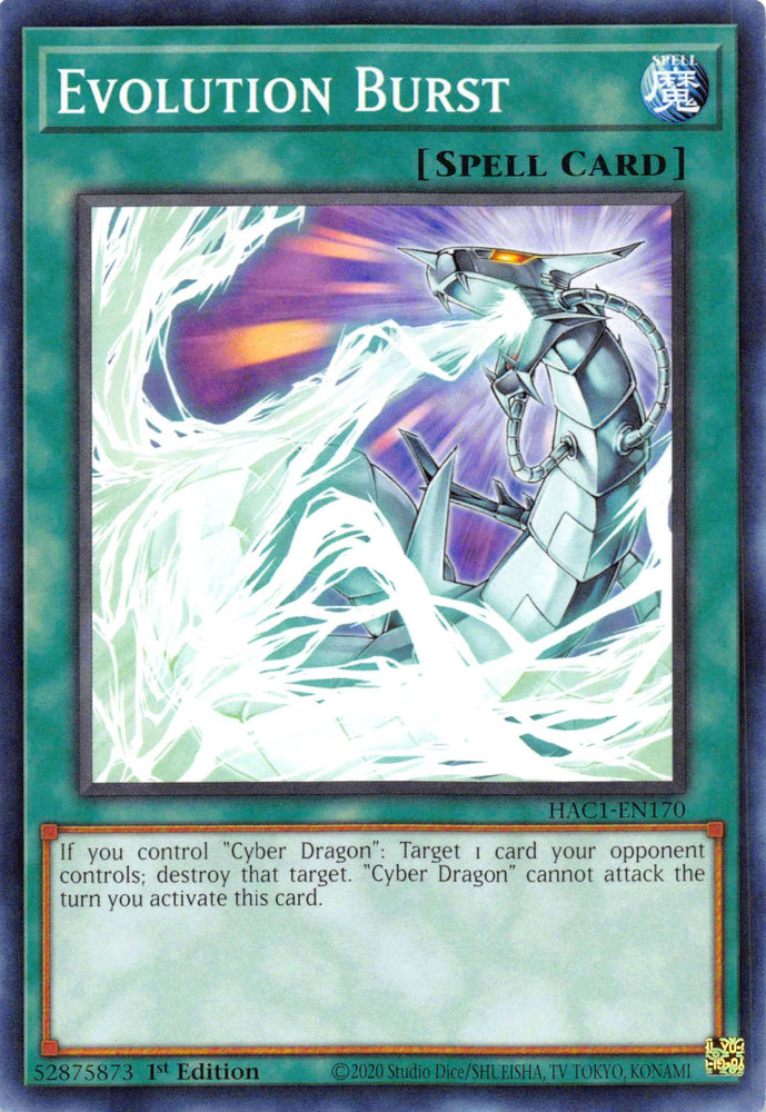 Evolution Burst [HAC1-EN170] Common Yu-Gi-Oh!