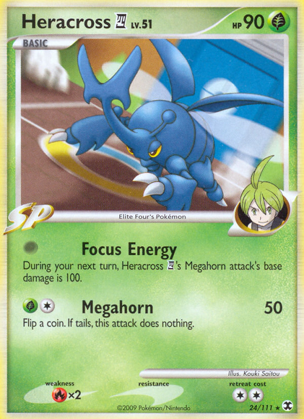 Heracross (24/111) [Platinum: Rising Rivals] Pokémon