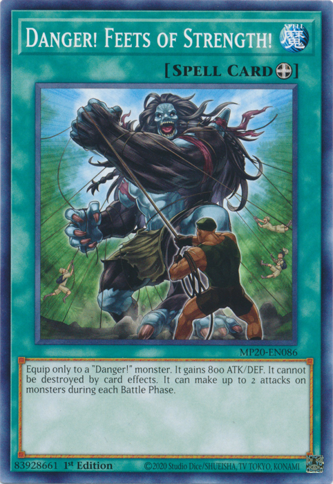Danger! Feets of Strength! [MP20-EN086] Common Yu-Gi-Oh!