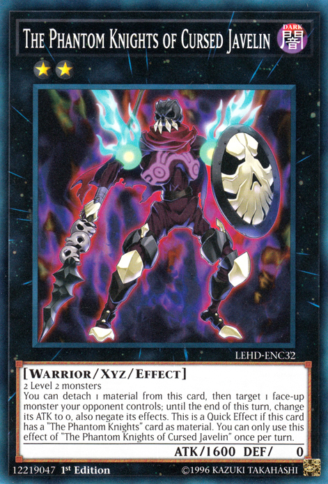 The Phantom Knights of Cursed Javelin [LEHD-ENC32] Common Yu-Gi-Oh!