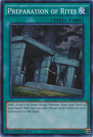 Preparation of Rites [THSF-EN053] Super Rare Yu-Gi-Oh!
