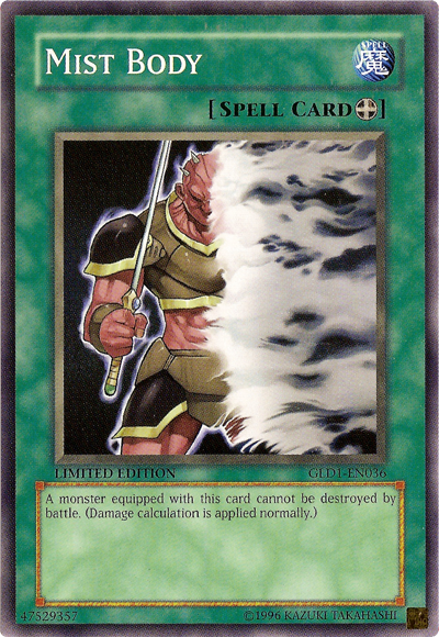 Mist Body [GLD1-EN036] Common Yu-Gi-Oh!