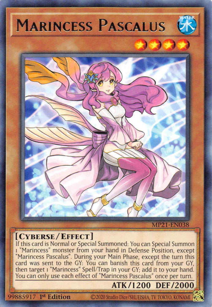 Marincess Pascalus [MP21-EN038] Rare Yu-Gi-Oh!