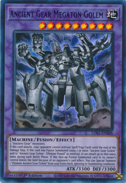 Ancient Gear Megaton Golem (Purple) [LDS1-EN088] Ultra Rare Yu-Gi-Oh!