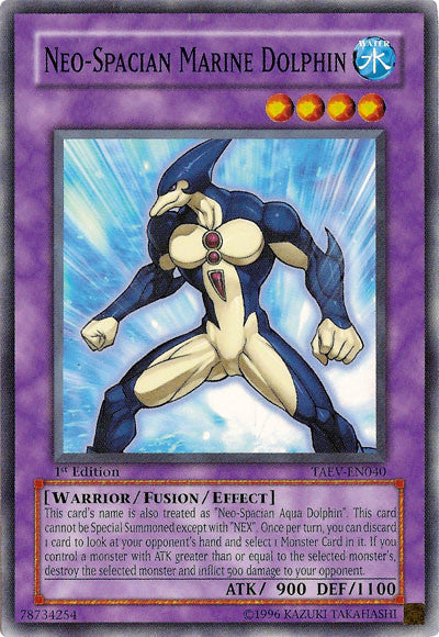 Neo-Spacian Marine Dolphin [TAEV-EN040] Common Yu-Gi-Oh!