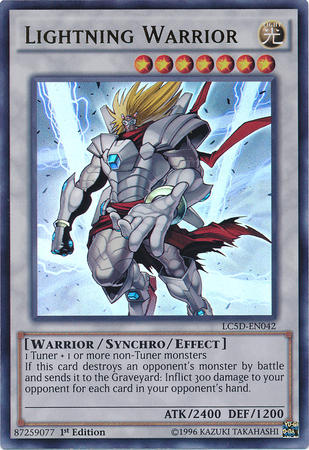 Lightning Warrior [LC5D-EN042] Ultra Rare Yu-Gi-Oh!