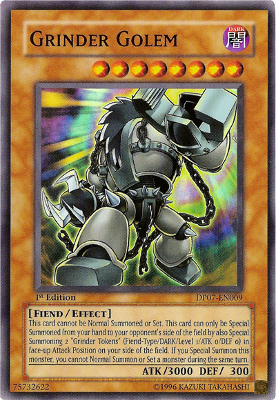 Grinder Golem [DP07-EN009] Super Rare Yu-Gi-Oh!