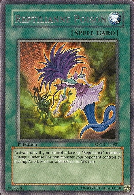Reptilianne Poison [SOVR-EN088] Rare Yu-Gi-Oh!
