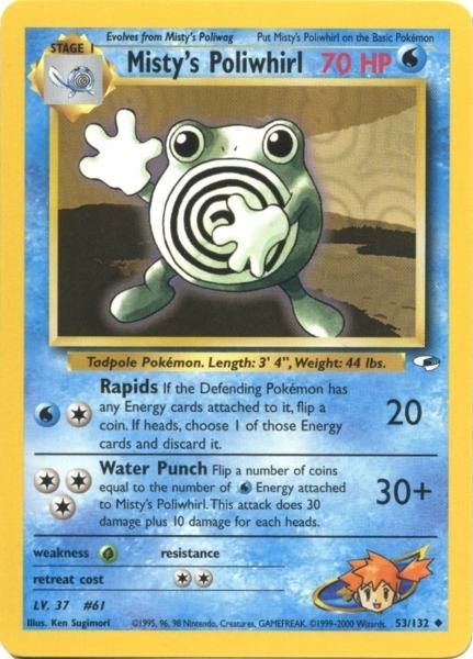Misty's Poliwhirl (53/132) [Gym Heroes Unlimited] Pokémon