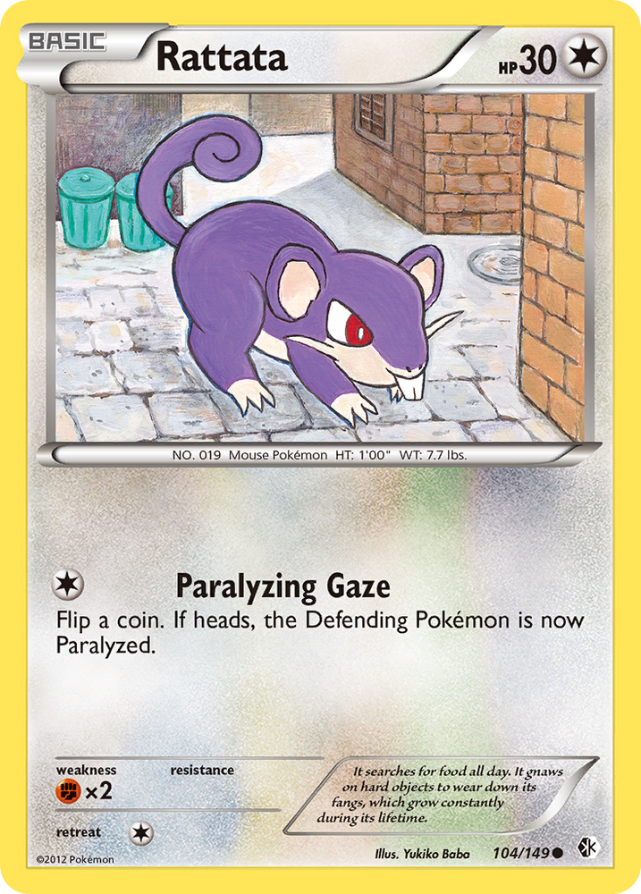 Rattata (104/149) [Black & White: Boundaries Crossed] Pokémon