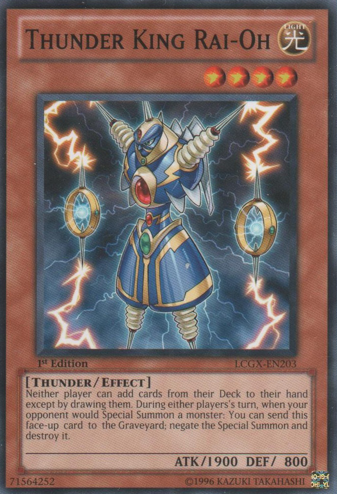 Thunder King Rai-Oh [LCGX-EN203] Common Yu-Gi-Oh!