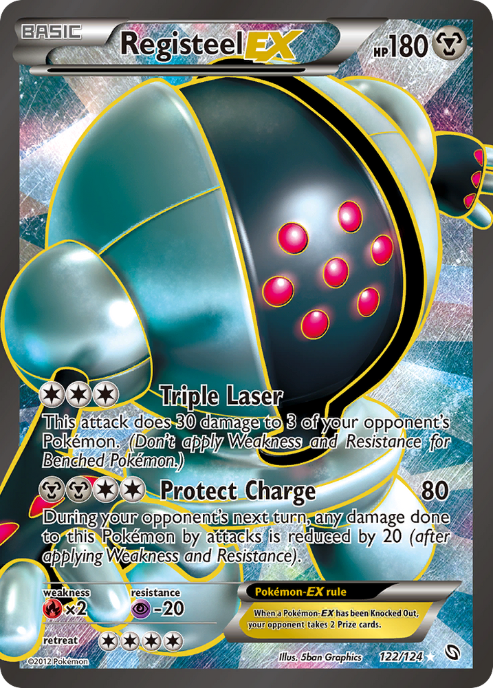 Registeel EX (122/124) [Black & White: Dragons Exalted] Pokémon