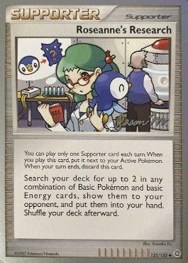 Roseanne's Research (125/132) (Queengar - Jason Martinez) [World Championships 2009] Pokémon