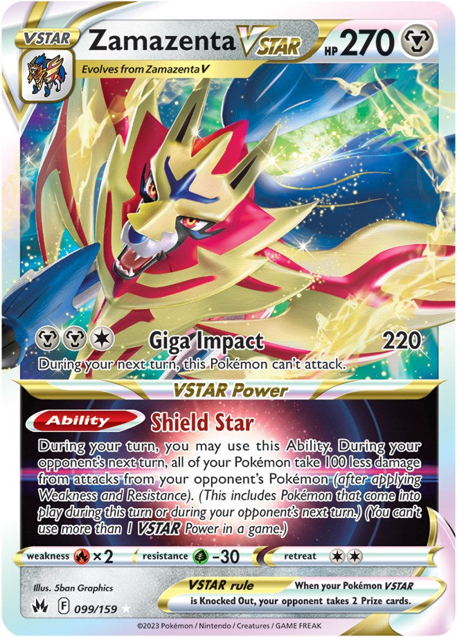 Zamazenta VSTAR (099/159) [Sword & Shield: Crown Zenith] Pokémon