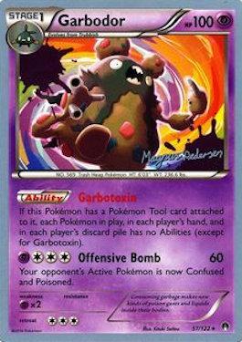 Garbodor (57/122) (Garbanette - Magnus Pedersen) [World Championships 2018] Pokémon