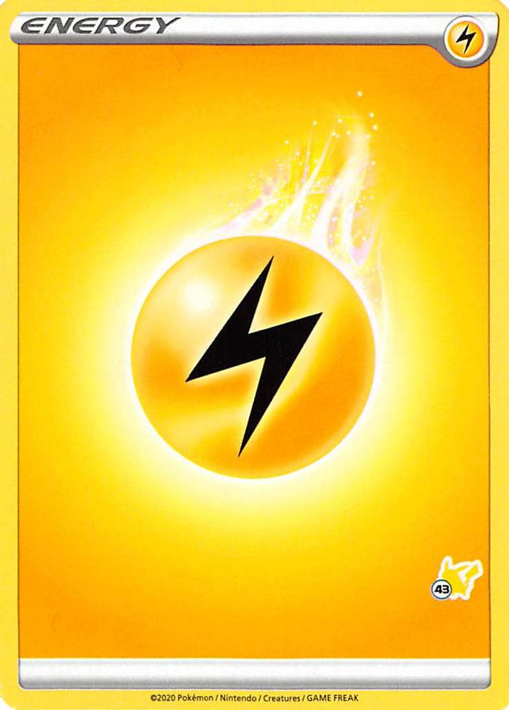 Lightning Energy (Pikachu Stamp #43) [Battle Academy 2022] Pokémon