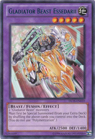 Gladiator Beast Essedarii (Blue) [DL18-EN010] Rare Yu-Gi-Oh!