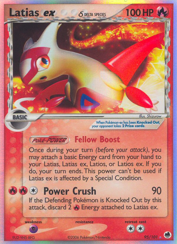 Latias ex (95/101) (Delta Species) [EX: Dragon Frontiers] Pokémon