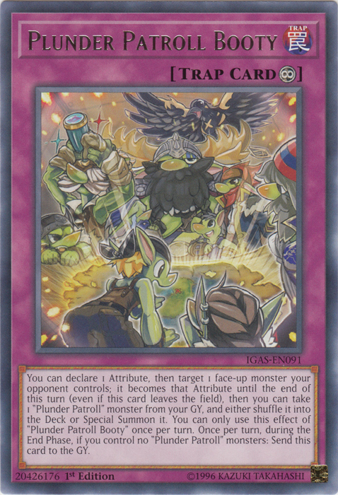 Plunder Patroll Booty [IGAS-EN091] Rare Yu-Gi-Oh!