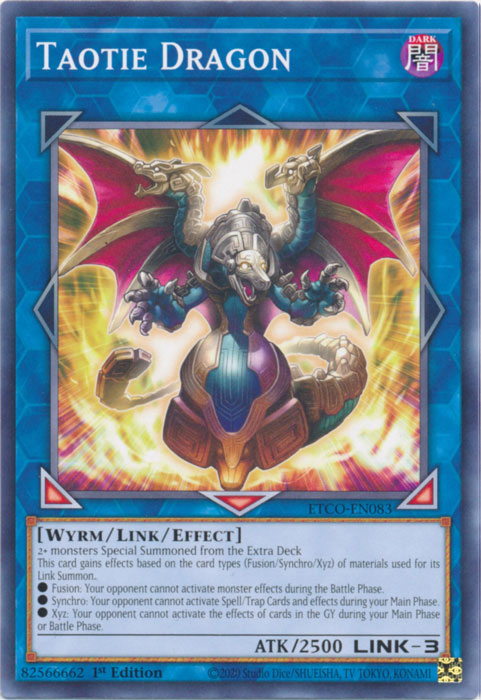 Taotie Dragon [ETCO-EN083] Common Yu-Gi-Oh!