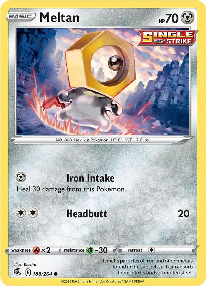 Meltan (188/264) [Sword & Shield: Fusion Strike] Pokémon