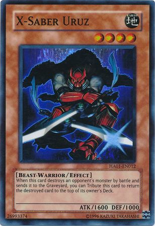 X-Saber Uruz [HA01-EN012] Super Rare Yu-Gi-Oh!