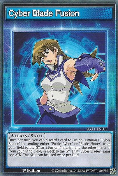 Cyber Blade Fusion [SGX1-ENS05] Common Yu-Gi-Oh!