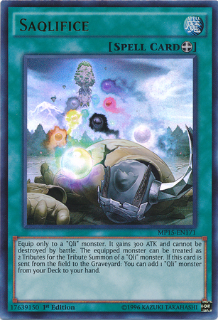 Saqlifice [MP15-EN171] Ultra Rare Yu-Gi-Oh!