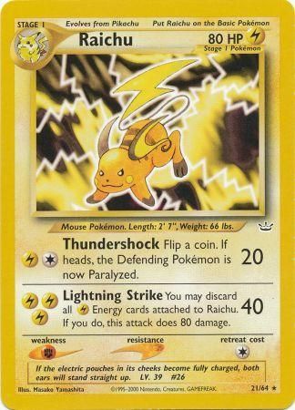 Raichu (21/64) [Neo Revelation Unlimited] Pokémon