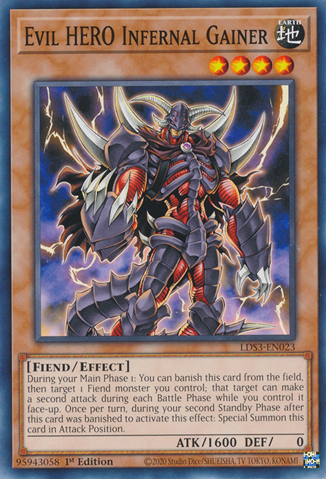 Evil HERO Infernal Gainer [LDS3-EN023] Common Yu-Gi-Oh!
