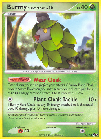 Burmy Plant Cloak (11/17) [POP Series 7] Pokémon