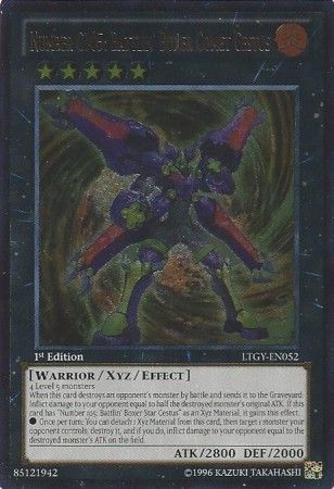Number C105: Battlin' Boxer Comet Cestus [LTGY-EN052] Ultimate Rare Yu-Gi-Oh!