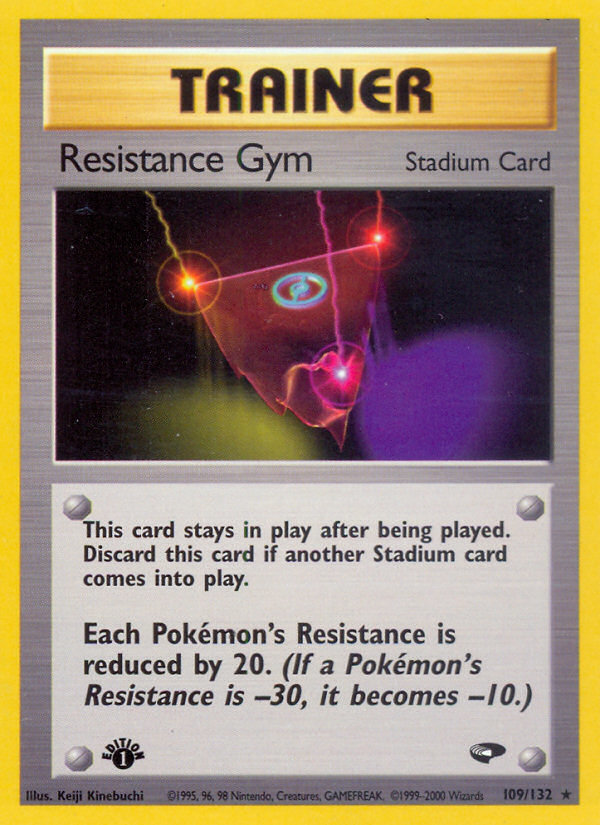 Resistance Gym (109/132) [Gym Challenge 1st Edition] Pokémon