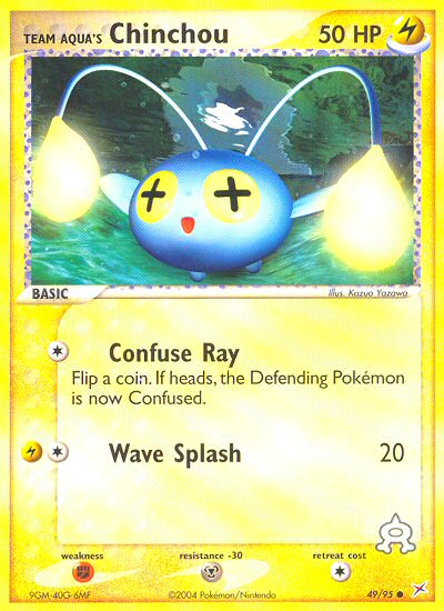 Team Aqua's Chinchou (49/95) [EX: Team Magma vs Team Aqua] Pokémon