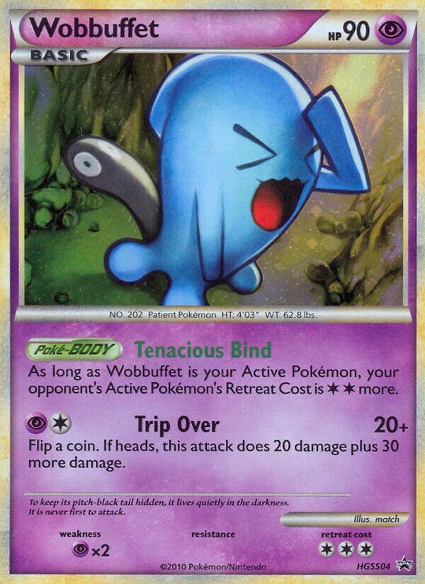 Wobbuffet (HGSS04) [HeartGold & SoulSilver: Black Star Promos] Pokémon