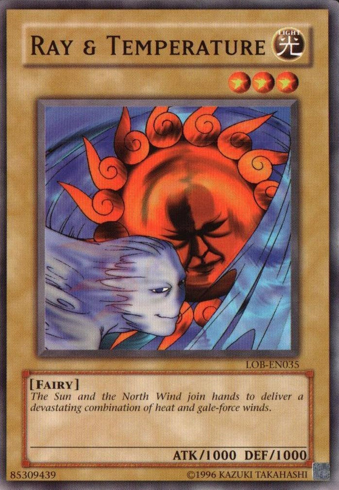Ray & Temperature [LOB-EN035] Common Yu-Gi-Oh!