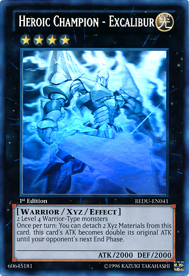 Heroic Champion - Excalibur [REDU-EN041] Ghost Rare Yu-Gi-Oh!