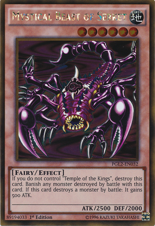 Mystical Beast of Serket [PGL2-EN032] Gold Rare Yu-Gi-Oh!