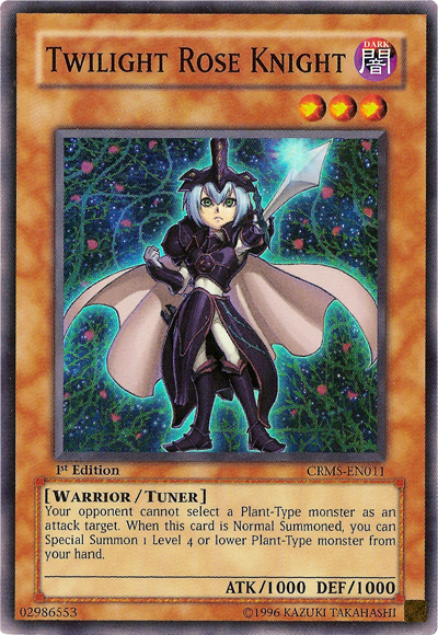 Twilight Rose Knight [CRMS-EN011] Super Rare Yu-Gi-Oh!